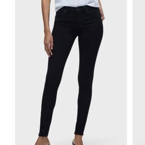 Hudson Nico Super Skinny Black Jeans 27